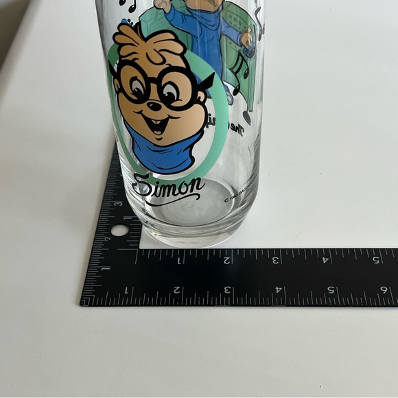Vintage 1985 Simon of The Chipmunks Drinking Glass Bagdasarian Productions - Picture 7 of 8